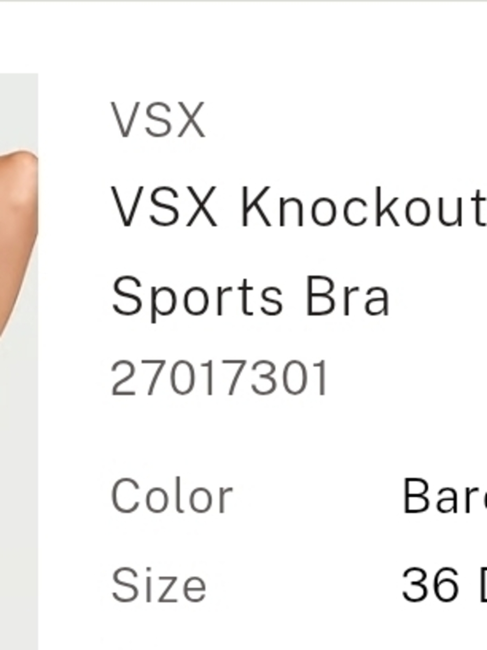 3 - VS VSX (2) Knock-Out Front Close (1) Featherweight Max Front Close 36DD - Picture 6 of 13